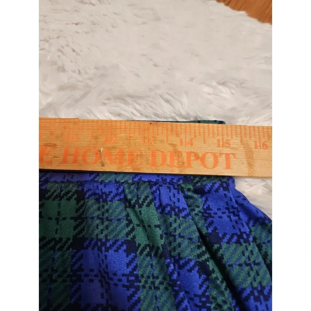 Muk Luks WOMEN PM Blue Green Plaid Cloud Knit Henley Pajama Top And‎ Bottom...